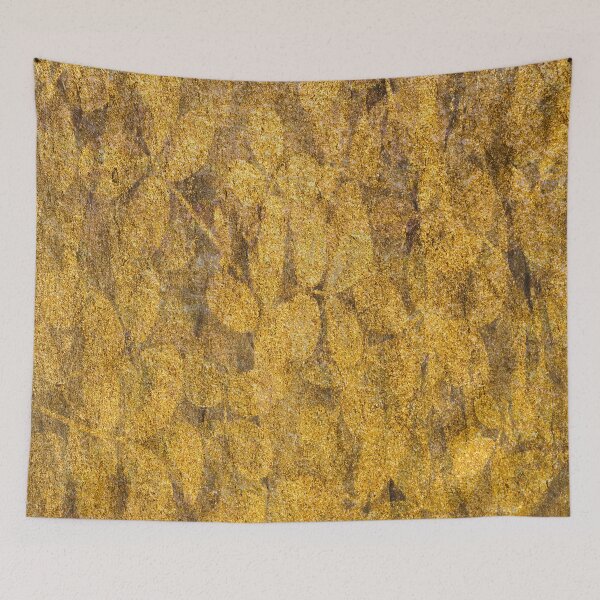 Item preview, Repeating Gold Leaves Patterns Artwork, Home Decor Art designed and sold by SasyJamArt.