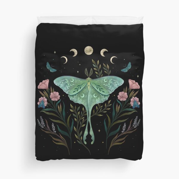 Luna and Forester Duvet Cover