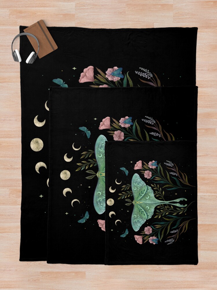 Alternate view of Luna and Forester Throw Blanket