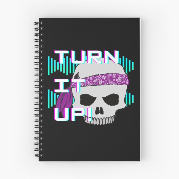 Item preview, Turn it up! Skull with Bandana designed and sold by GleamingGiant.