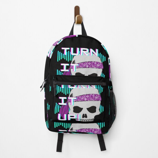 Item preview, Turn it up! Skull with Bandana designed and sold by GleamingGiant.