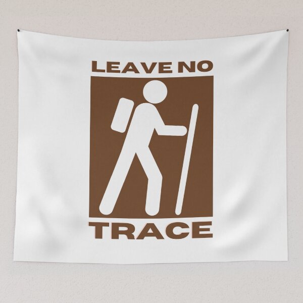 Item preview, Leave No Trace Save the Planet Trail Sign Hiking designed and sold by Samsdesignshop.