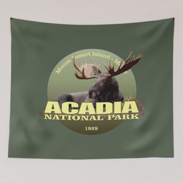 Item preview, Acadia National Park (moose)(WT) designed and sold by curranmorgan.