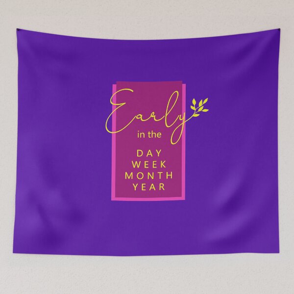Item preview, Early in the Day, Week, Month, Year - For Pioneers designed and sold by Yesido.