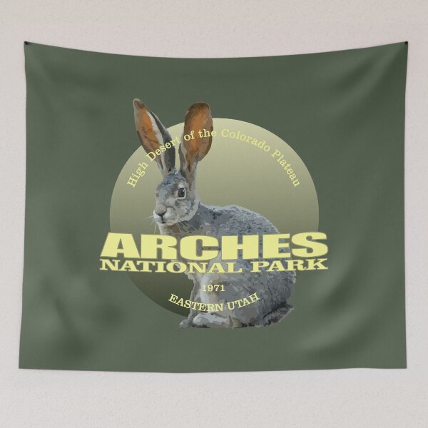 Item preview, Arches National Park (jackrabbit)(WT) designed and sold by curranmorgan.