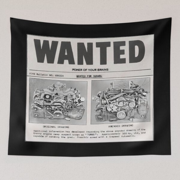 Item preview, EJ255 wanted poster designed and sold by POYBoffroad.