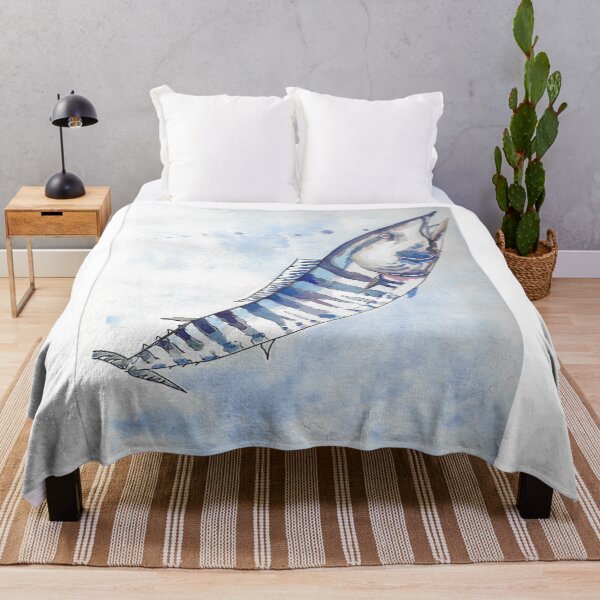 Item preview, Wahoo Fish Handpainted Watercolor designed and sold by ellammm.