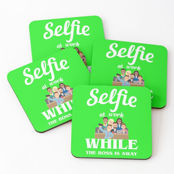 Item preview, Selfie at Work while the Boss is away designed and sold by 1stopselfieshop.