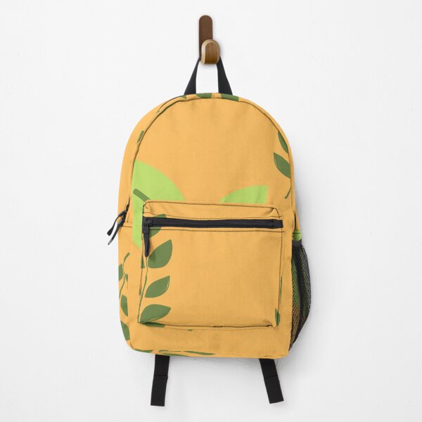 Item preview, green leaves orange background designed and sold by Yaa2.