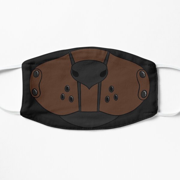 Pup Hood Brown Flat Mask