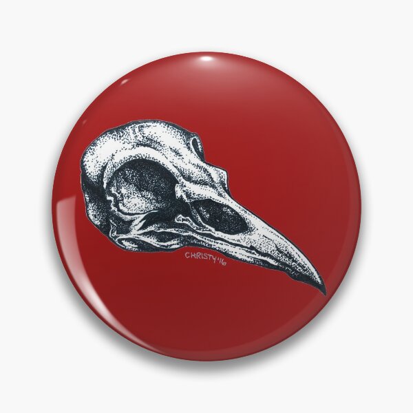 Item preview, Raven Skull - Red designed and sold by notchristeehee.