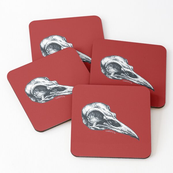 Item preview, Raven Skull - Red designed and sold by notchristeehee.
