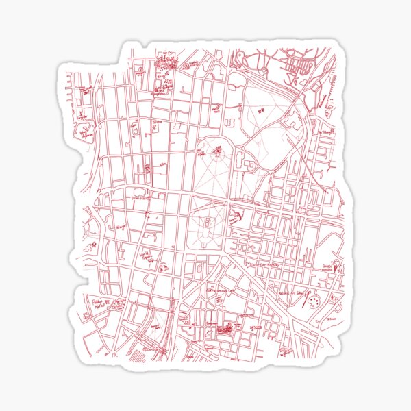 Item preview, Sydney Map designed and sold by Pindigo Designs.