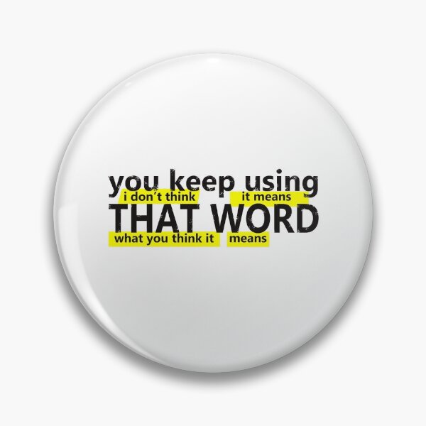 Item preview, You Keep Using That word Highlighted Minimalist designed and sold by Art-Tease.