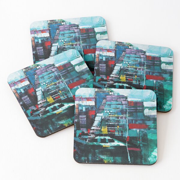 Item preview, Abstract city 3/3 ( right ) designed and sold by Underdott.
