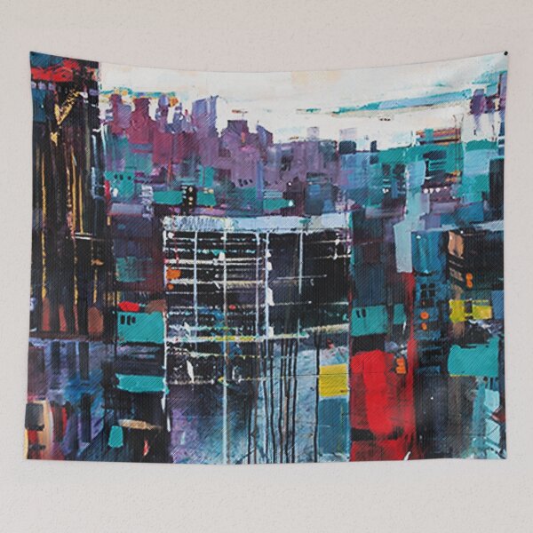 Item preview, Abstract city 2/3 ( center ) designed and sold by Underdott.