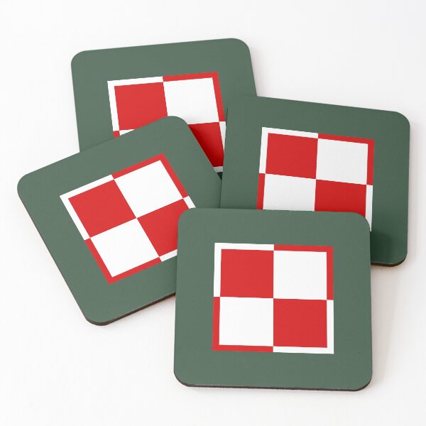 Item preview, Polish Air Force red and white Checkerboard Symbol designed and sold by Krukowski.