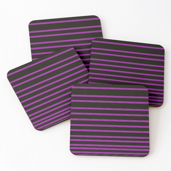 Item preview, Neón morado y rayas negras designed and sold by Poptopia.