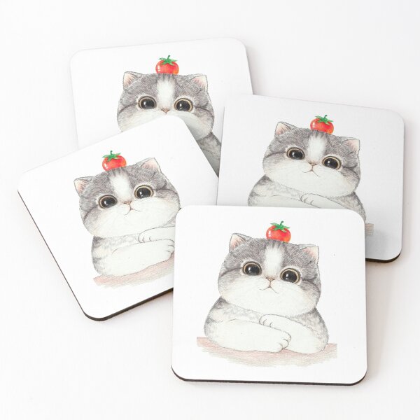 Item preview, Relaxing Cute Cat Tomato designed and sold by Cat2D.