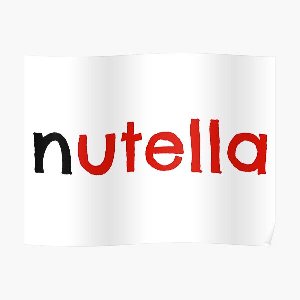 Nutella Logo Posters Redbubble