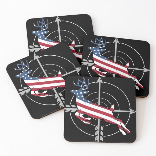 Item preview, Crossbow Hunting gift, Patriotic Hunting gift, Deer Hunting print designed and sold by Lisbob.
