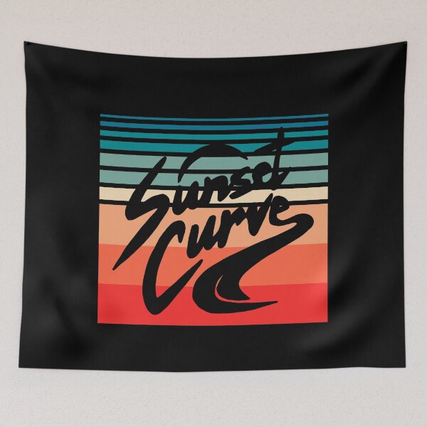 Artikelvorschau, Julie und die Phantome Sunset Curve Logo entworfen und verkauft von stefanieleung.