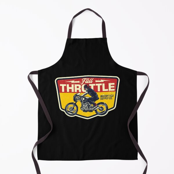Item preview, Vintage Full Throttle Motorcycle Supply Co. Retro designed and sold by Vector Scout Lab.