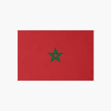 MOROCCO FLAG ON MOROCCAN EMBLEM IN GOLDEN STYLISH DESIGN شعار المغرب  Poster for Sale by ArabCorner