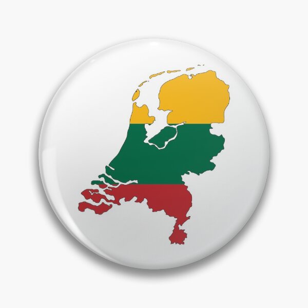 Item preview, Netherlands Outline - Lithuania Flag designed and sold by iamstudent.