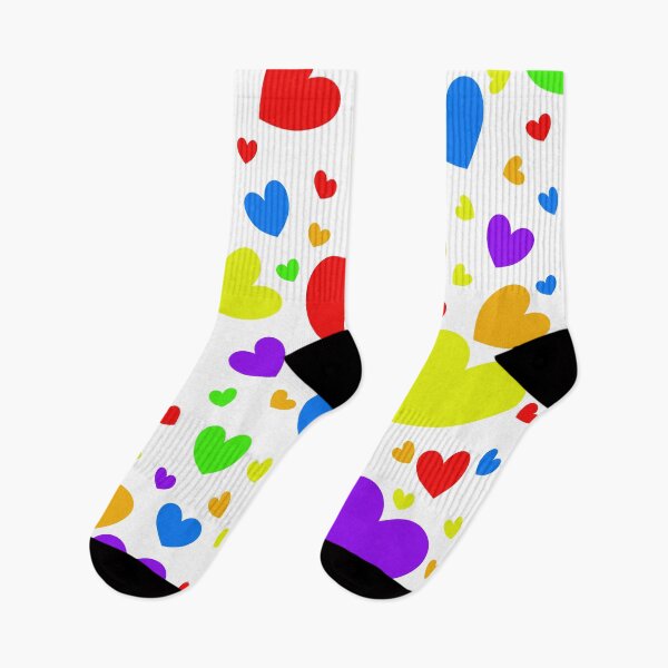 Item preview, Rainbow Hearts Explosion Print 2 designed and sold by MousseFashion.