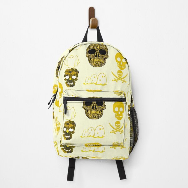 Item preview, Spooky Skeleton Ghost Halloween Pack Yellow designed and sold by everything4eva.