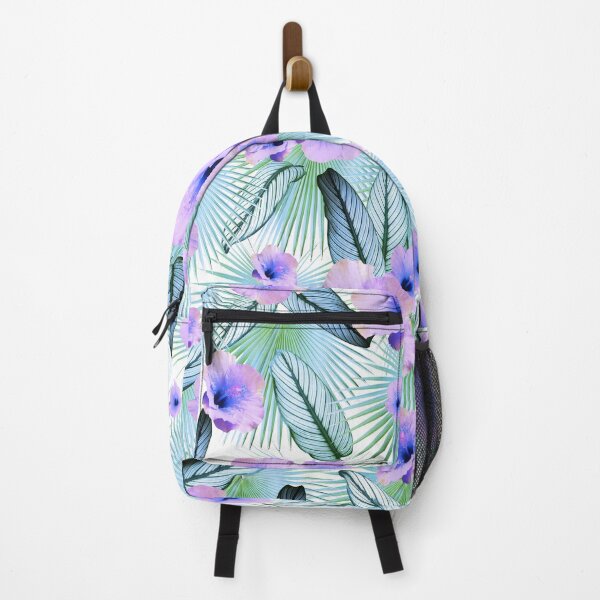 Item preview, Hibiscus Calathea Fan Palm Leaves Jungle #1 #tropical #decor #art designed and sold by Anita's & Bella's Art.