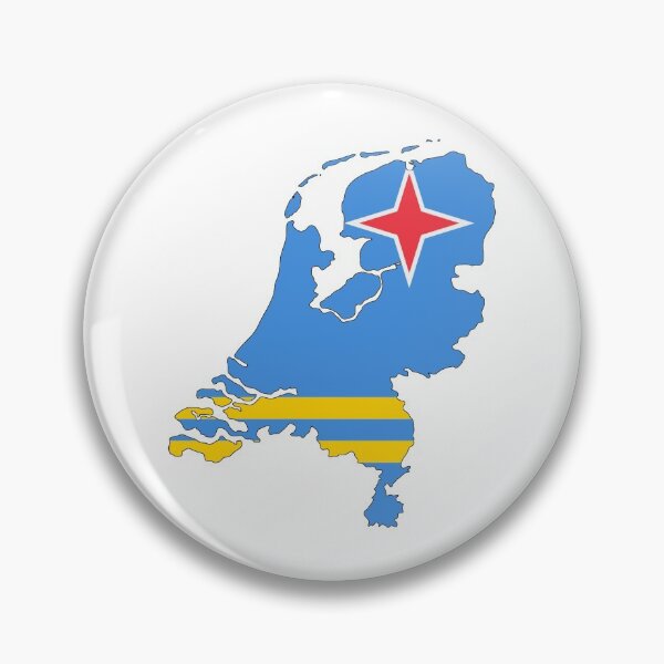 Item preview, Netherlands Outline - Aruba Flag designed and sold by iamstudent.