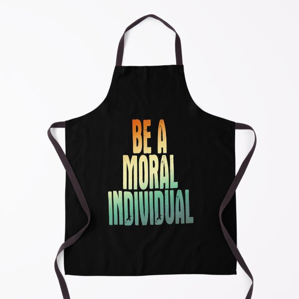 Item preview, Be A Moral Individual (CLASSIC VINTAGE RETRO COLORS • DISTRESSED GRUNGE LOOK • Inspirational Quote) designed and sold by SassyClassyMe.