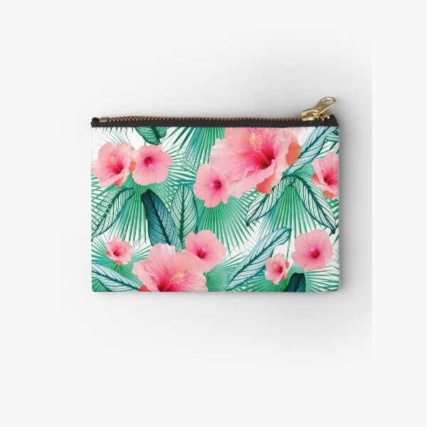 Item preview, Hibiscus Calathea Fan Palm Leaves Jungle #2 #tropical #decor #art designed and sold by Anita's & Bella's Art.