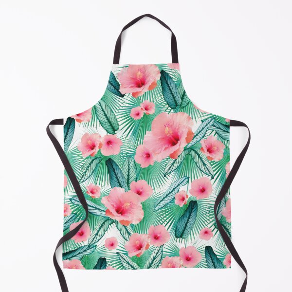 Item preview, Hibiscus Calathea Fan Palm Leaves Jungle #2 #tropical #decor #art designed and sold by Anita's & Bella's Art.