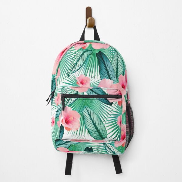 Item preview, Hibiscus Calathea Fan Palm Leaves Jungle #2 #tropical #decor #art designed and sold by Anita's & Bella's Art.