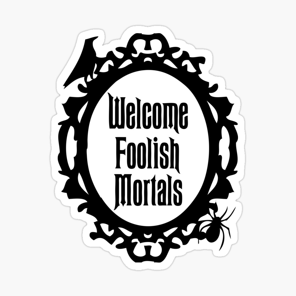 Embellishments Haunted Mansion PNG Foolish Mortals Mortuary JPG SVG