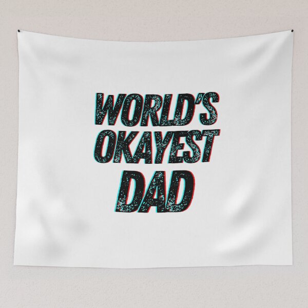 Item preview, World's Okayest Dad designed and sold by The Little Wood Cottage.