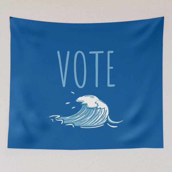 Item preview, Vote Blue, Vote Against Trump 2020, Blue Wave designed and sold by aronia.