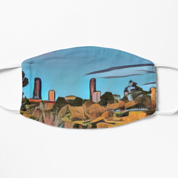 City view from riverbank - Adelaide City - South Australia Mask