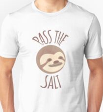 Stoner Sloth - Pass das Salz (männlich) Slim Fit T-Shirt