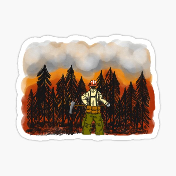Wildland Firefighter Sticker