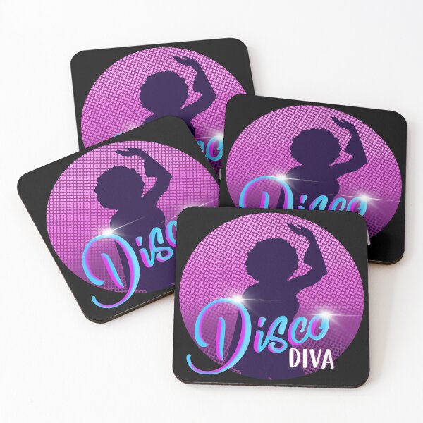 Item preview, Disco Diva gift, Retro 70s gift, Vintage 80s gift print designed and sold by Lisbob.