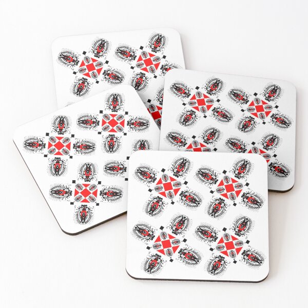 Item preview, Miniatures 11 Var 4 Pattern in Black and Red designed and sold by Heatherian.