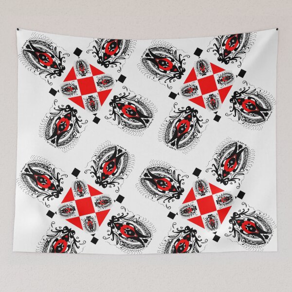 Item preview, Miniatures 11 Var 4 Pattern in Black and Red designed and sold by Heatherian.
