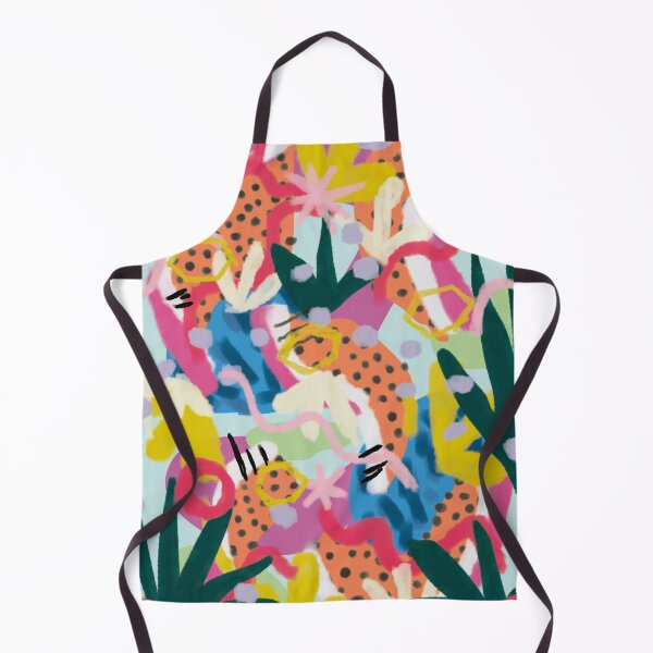 Item preview, Bright Abstract Jungle Print designed and sold by brushbotanist.