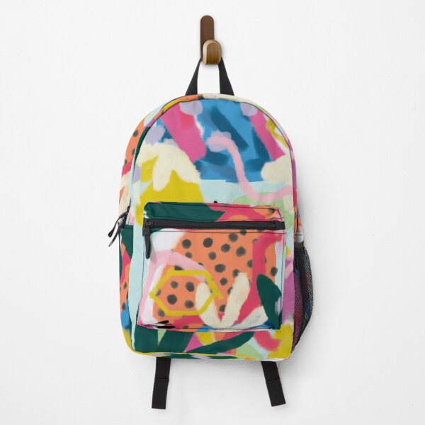 Item preview, Bright Abstract Jungle Print designed and sold by brushbotanist.