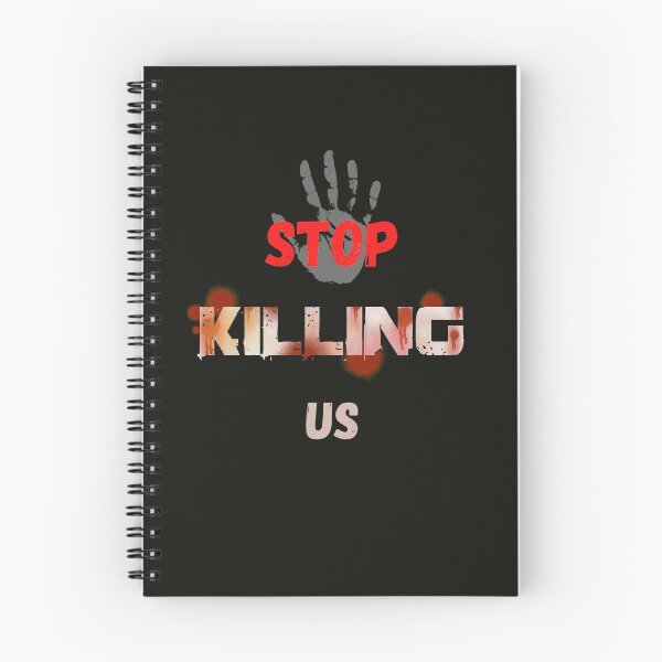 Item preview, stop killing us designed and sold by EclairVanilla.