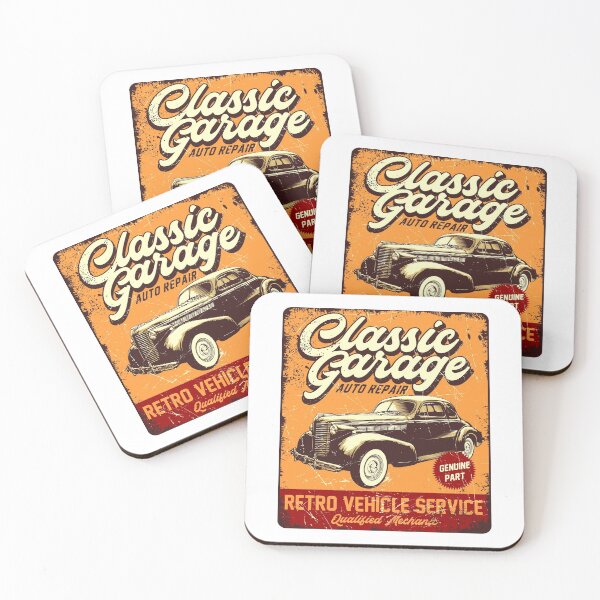 Item preview, Classic Car Garage Auto Repair Vintage Sign designed and sold by Vector Scout Lab.